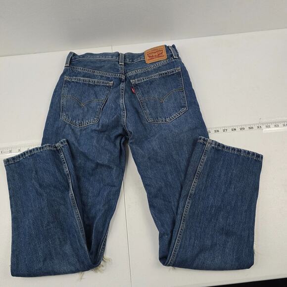 Levi's low pro straight jeans blue 27 womens denim 5331 - Picture 3 of 11